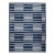 Ariana Grand 11x16 Turkmen Maimana Handwoven Indigo Geometric Kilim | Chairish For Sale