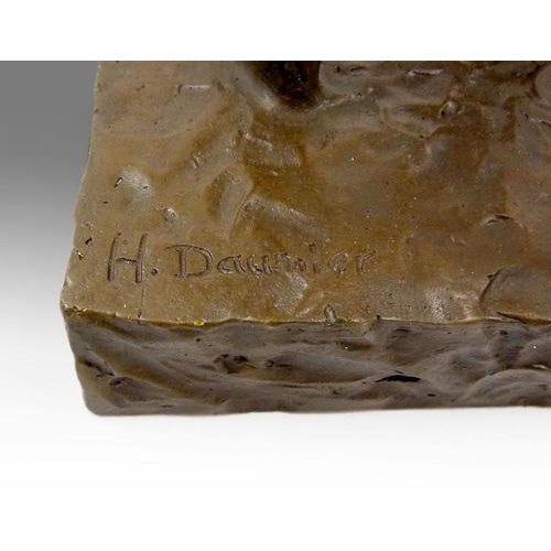 Bronze Sculpture of Ratapoil in the style of Honoré Daumier, 20th Century For Sale - Image 5 of 7