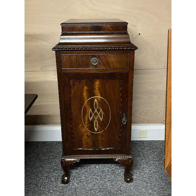 Edwardian Mahogany Wine Cabinet Celleratte For Sale - Image 14 of 15