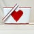 1970s Vintage Art Deco Boho Chic Tole & Ribbon Valentine Heart Basket. For Sale - Image 9 of 9