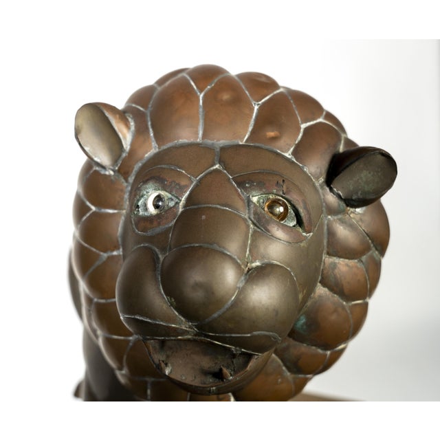 Mid 20th Century Mexican Modernist Lion Sculpture For Sale - Image 10 of 10