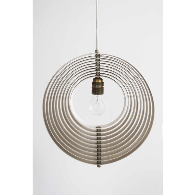 Metal Moon Lamp by Verner Panton for Louis Poulsen, Denmark, 1970s For Sale - Image 7 of 9