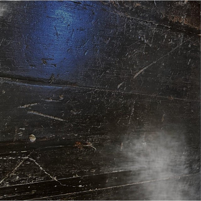 Antique Chinese Square Black Lacquer Coffee Table For Sale - Image 10 of 12