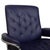 Blue Set of Metro Leather Recliner with Ottoman from Stressless For Sale - Image 8 of 18