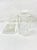 Mid-Century Modern Vintage MCM Lucite Vanity Set of Three-Tissue Box Cover Toothbrush Holder and Napkin Holder For Sale - Image 3 of 8
