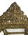 French Napoleon III Gilt Brass Repoussé Cushion Mirror, 19th Century For Sale In Austin - Image 6 of 9