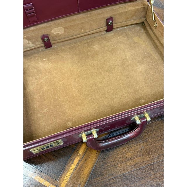 Burgundy Leather Attaché Case from Cartier For Sale - Image 5 of 9