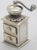 Italian Vintage Italian Handmade Silver Raspini Branded Grinder Dollhouse Miniatura, Made in Tuscany For Sale - Image 3 of 10