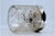 Metal Faceted Glass Bottle with Silver Lid For Sale - Image 7 of 9