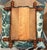 Antique French Faux Bamboo Wall Mirror, Petite Turned Wood Frame For Sale - Image 10 of 16