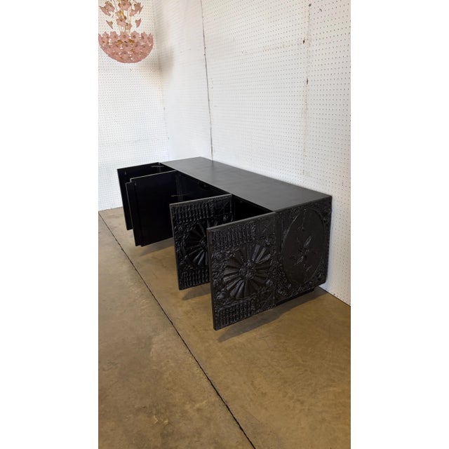 Mid-Century Modern 1960s Adrian Pearsall Goop Mid Century Credenza Sideboard Sculptura Collection For Sale - Image 3 of 4