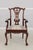 Chippendale Set of 6 Maitland Smith Chippendale Mahogany Dining Room Chairs For Sale - Image 3 of 18