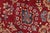 Kerman Rug 9’1” X 14’7” Red Wool Vintage Traditional Hand-Knotted Carpet For Sale - Image 4 of 15