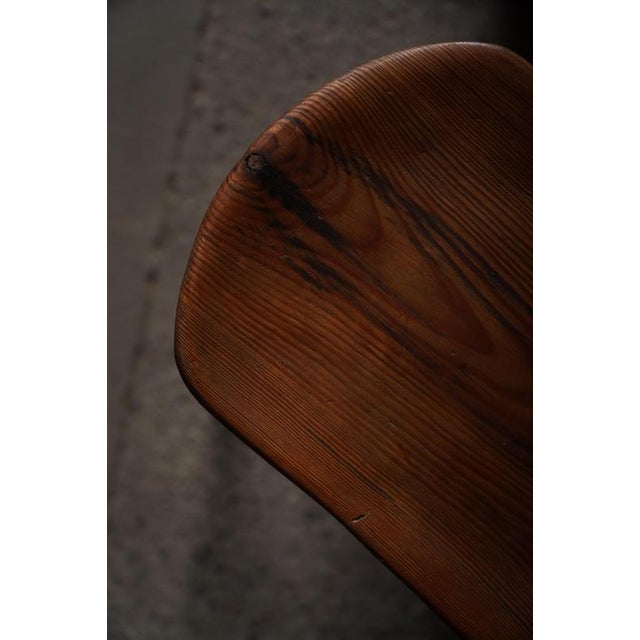 Vintage Rustic Pine Bar Stools, 1930s, Set of 4 For Sale - Image 13 of 18