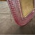 1990s Barovier Style Art Deco Pink Murano Glass and Brass Picture Frame For Sale - Image 9 of 9