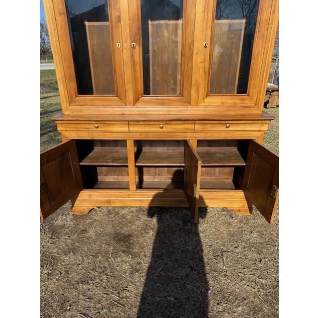 19th Century French Louis-Philippe Solid Walnut Bookcases For Sale - Image 13 of 16