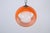 AVMazzega Orange Murano Glass Eclipse Pendant attributed to Carlo Nason for Mazzega, Italy, 1960s For Sale - Image 4 of 15