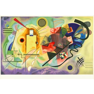 1960 Wassily Kandinsky Lithograph "Jaune, Rouge, Bleu" (Yellow, Red, Blue) For Sale