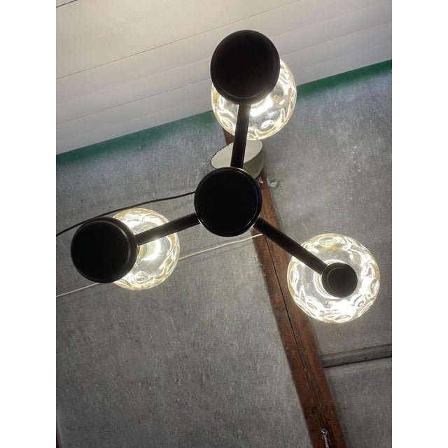 Mid-Century Modern Vintage Ceiling Lamp by Szaaarvasi-Femipari Svo Szovetkezet, 1960s For Sale - Image 3 of 9