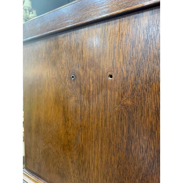 Brown Chippendale Style Drop Cabinet For Sale - Image 8 of 8