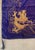 Purple Antique Chinese Purple Silk Gold Dragons Tablecloth For Sale - Image 8 of 12