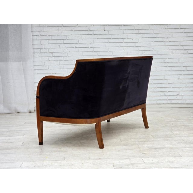 Danish Art Deco Style 2-Seater Sofa in Ash and Furniture, 1950s For Sale - Image 10 of 18