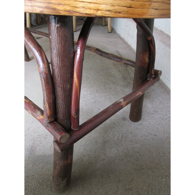 1970s Vintage Adirondack Style Coffee Table For Sale - Image 10 of 11