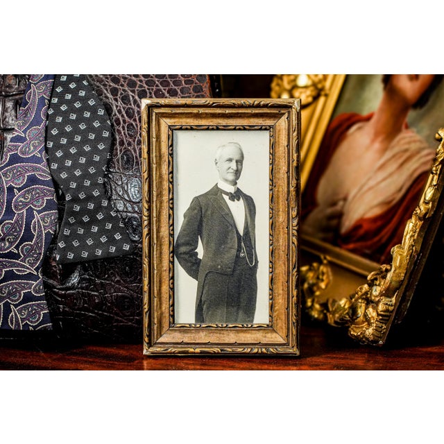 This exquisite framed photograph captures the essence of the Gilded Age, an era renowned for its opulence, rapid...