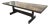 Mid Century Trestle Style Dining Table Table, Eight Feet Long For Sale