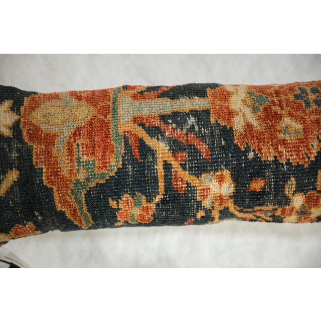 Antique Ziegler Mahal Rug Fragment Pillow For Sale In New York - Image 6 of 7