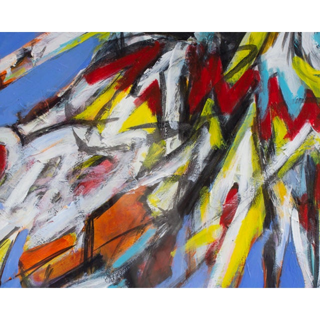 2010 “Molting Man” Abstract Mixed Media Painting by James L. Bruch For Sale - Image 9 of 9