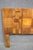 Mid 20th Century Lane Attributed Staccato Brutalist Walnut Headboard Queen/Double For Sale - Image 5 of 6