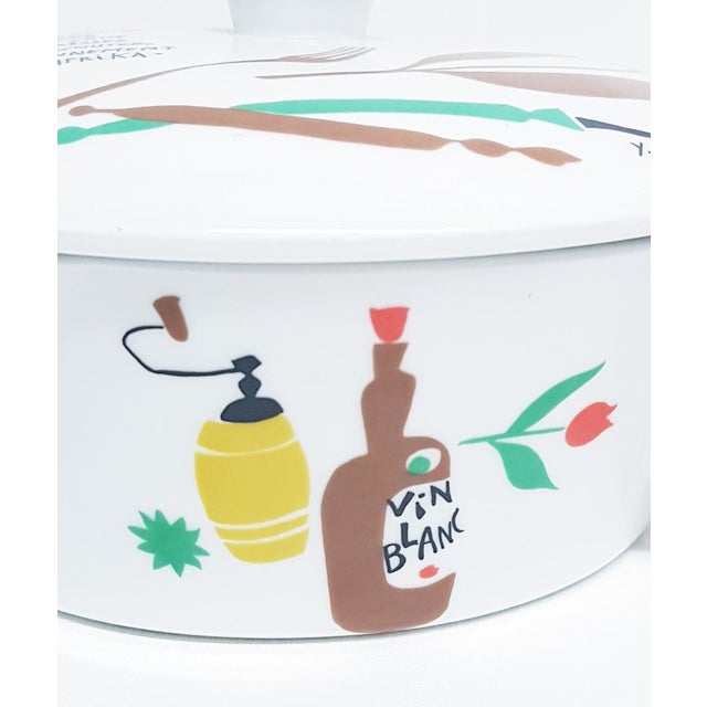 Porcelain Fondue Pot with Recipe by Schönwald For Sale - Image 4 of 12