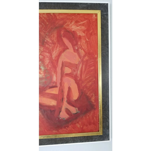 1954 Farhi Abstract Female Painting/ Sold For Sale In Miami - Image 6 of 11