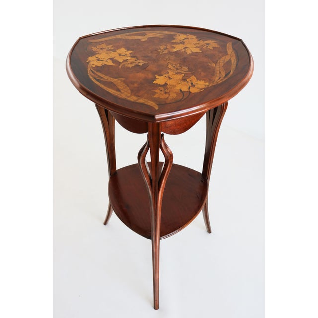 Antique French Art Nouveau Side Table by Louis Majorelle, 1900 For Sale - Image 4 of 12