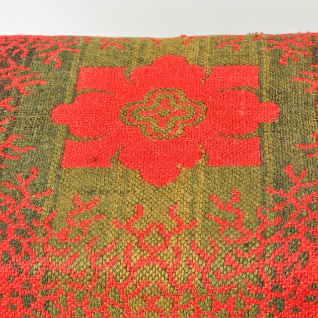 Antique Mahogany Footstool Empire Upholstered Ottoman For Sale In Rochester - Image 6 of 16