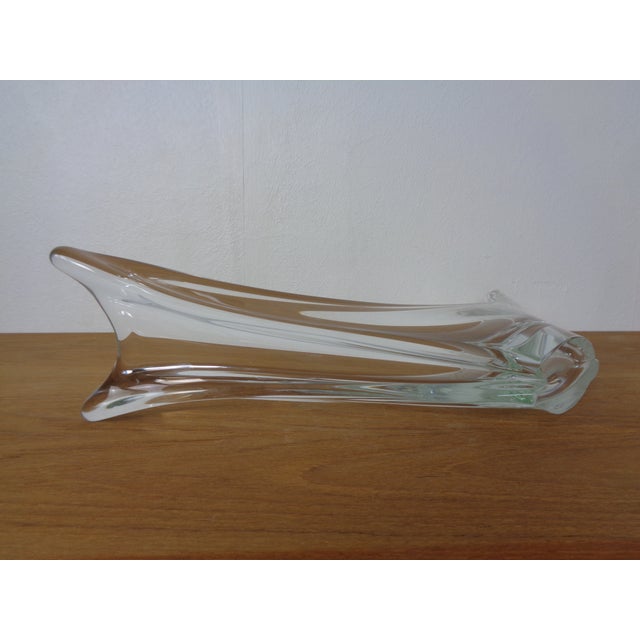 Large Italian Crystal Glass Bowl by Daum, France, 1960s For Sale - Image 11 of 14