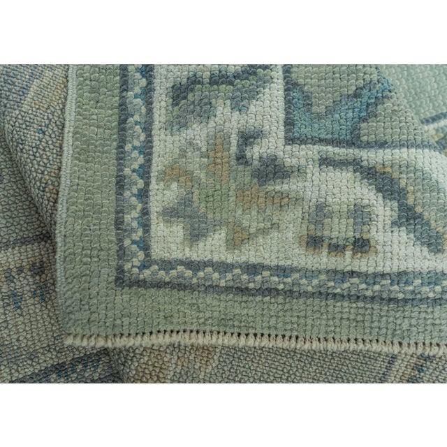 Early 21st Century Turkish Oushak Rug 2'9" x 9'10" #19173 For Sale - Image 5 of 8