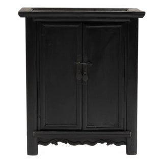 Chinese Lacquered Locking Cabinet, C. 1850 For Sale