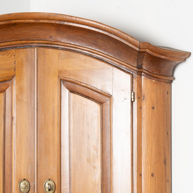 Early 19th Century Swedish Pine Corner Cabinet For Sale - Image 4 of 8