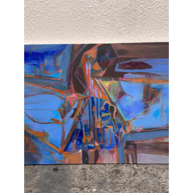 Abstract Acrylic on Canvas Painting, Circa 2011 For Sale - Image 10 of 12