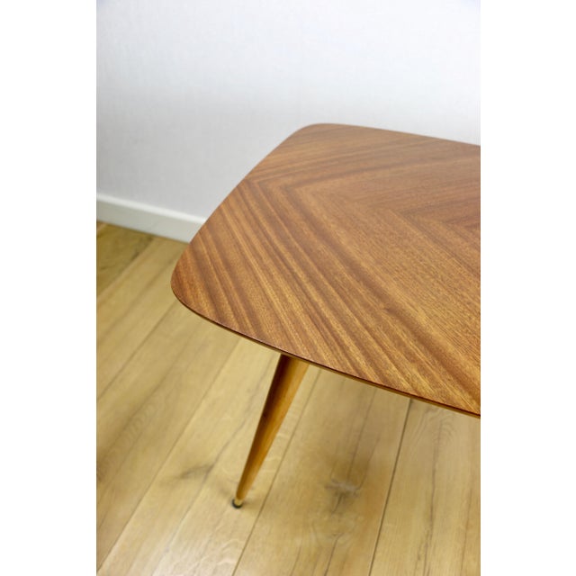 Vintage Swedish Coffee Table in Walnut, 1970s For Sale - Image 9 of 13