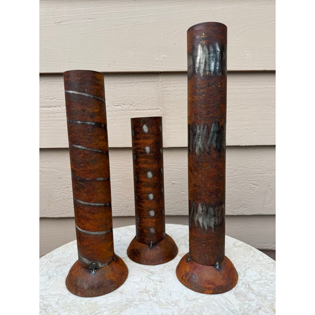LastChance!Brutalist Folk Art Vases For Sale In Seattle - Image 6 of 6