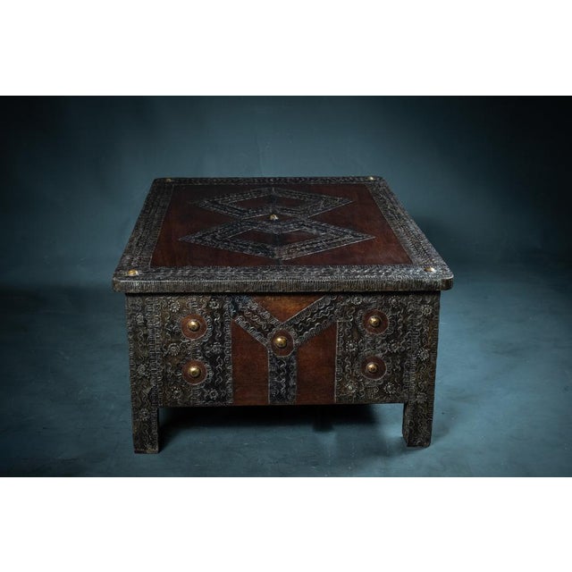 Handcrafted Table from Touareg For Sale - Image 3 of 8
