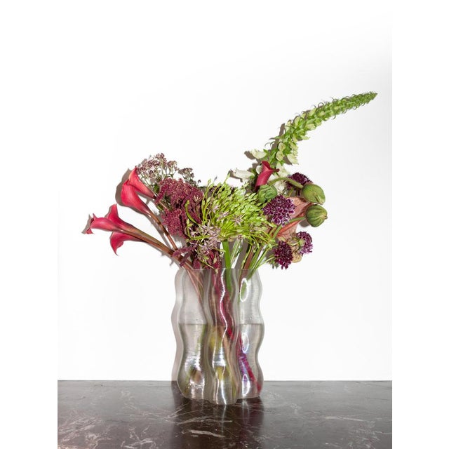 Large Amber Magma Vase by Mana For Sale - Image 6 of 18