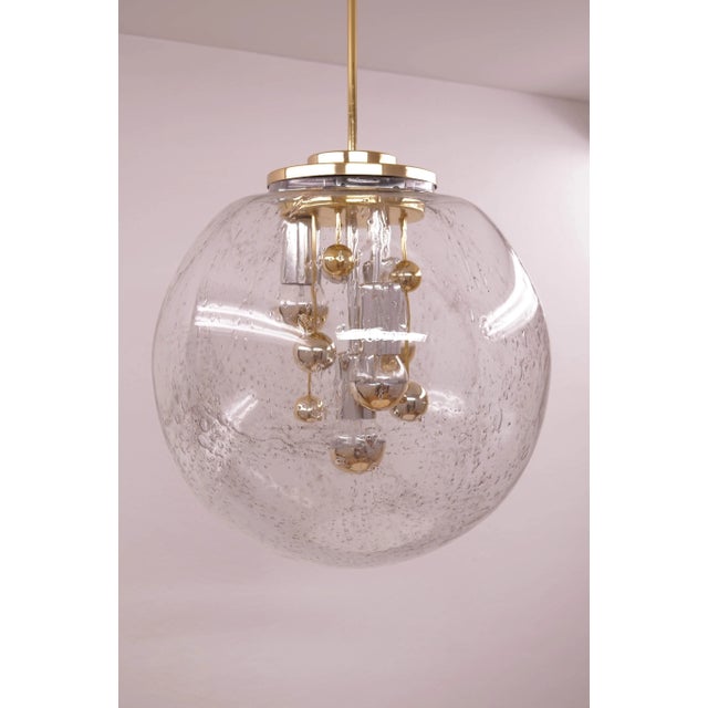 1970s Large Vintage Ceiling Lamp from Doria Leuchten For Sale - Image 5 of 8