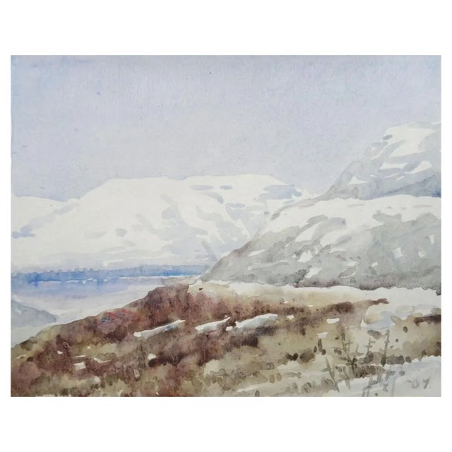 Herberts Mangolds, Ice Breaker, 1969, Watercolor on Paper For Sale