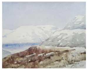 Herberts Mangolds, Ice Breaker, 1969, Watercolor on Paper