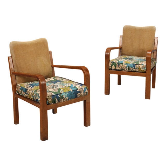 Armchairs, 1940s, Set of 2 For Sale
