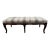 Newly Upholstered Plaid French Bench For Sale
